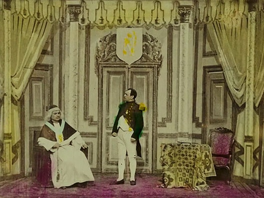 "ENTREVUE DE NAPOLEON ET DU PAPE"  de Georges Hatot (1897)